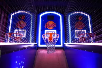 maquina de baloncesto recreativa arcade